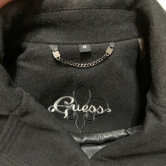 2/$50 Black pea coat - Picture 3 of 3